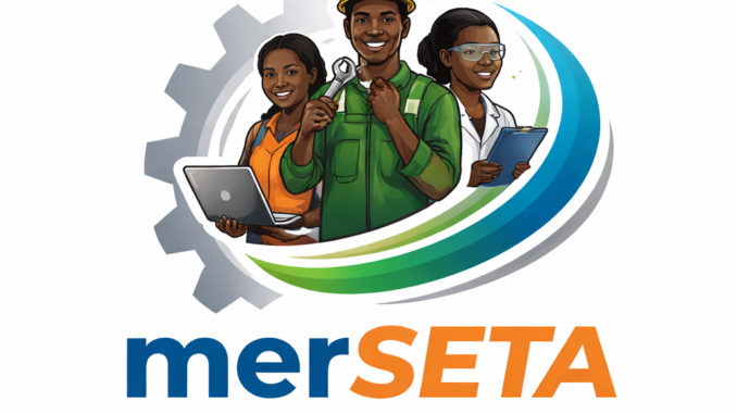 merSETA internship programme 2026 South Africa logo with young professionals in engineering and technical fields