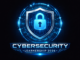 A futuristic blue cybersecurity logo featuring a shield with a glowing padlock in the center, surrounded by digital circuit rings and the text “Cybersecurity Learnership 2026” beneath it.