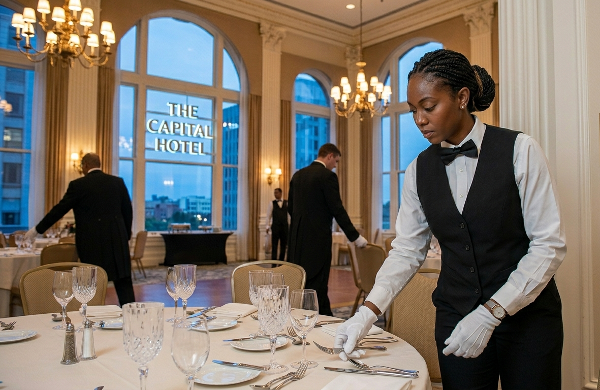 Waiter (Commis de Rang) Job in Sandton | R5000–R6000 Salary | Apply Now