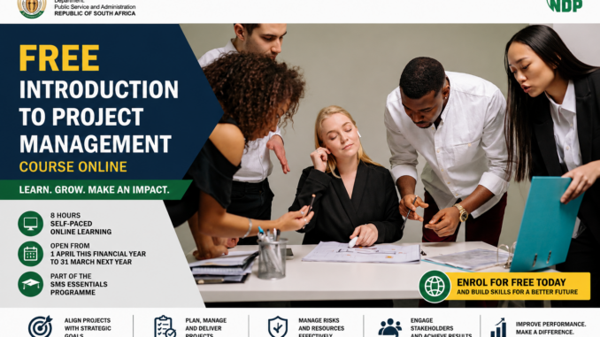 Free Introduction to Project Management Course Online in South Africa