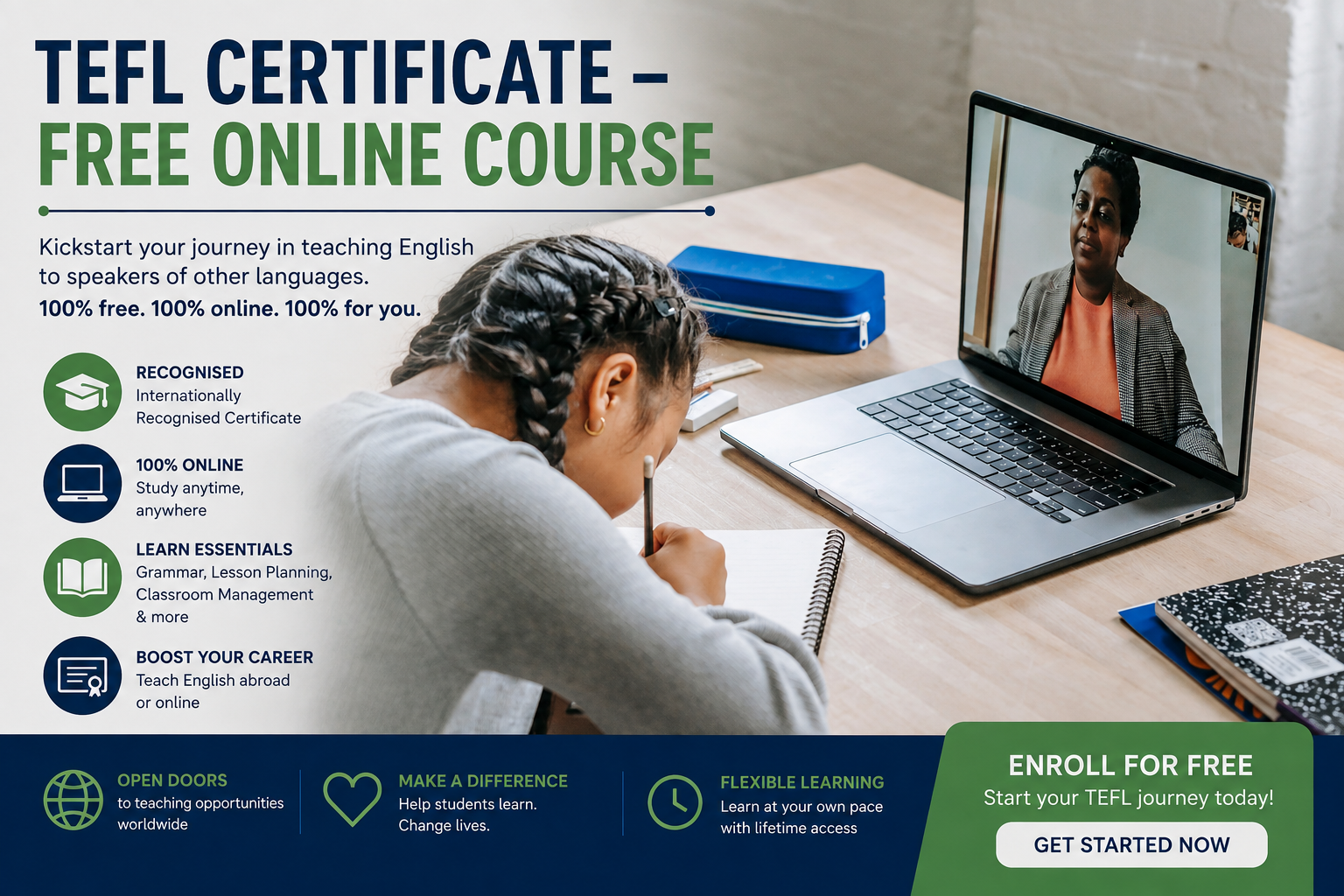 TEFL Certificate – Free Online Course