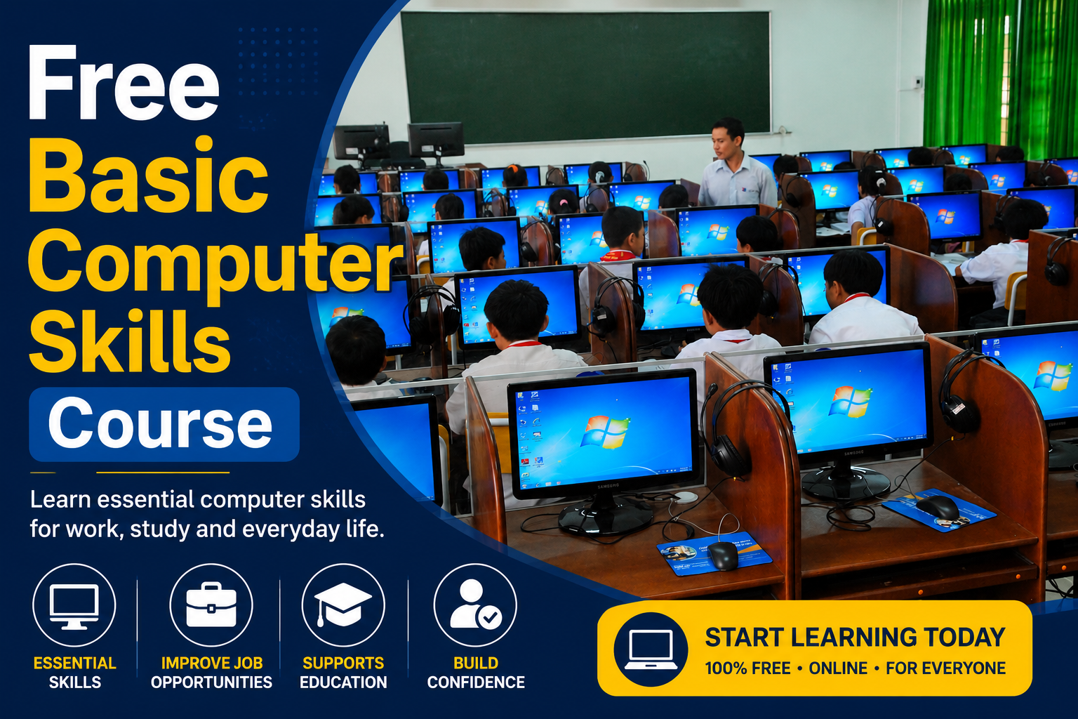 Free Basic Computer Skills Course Online