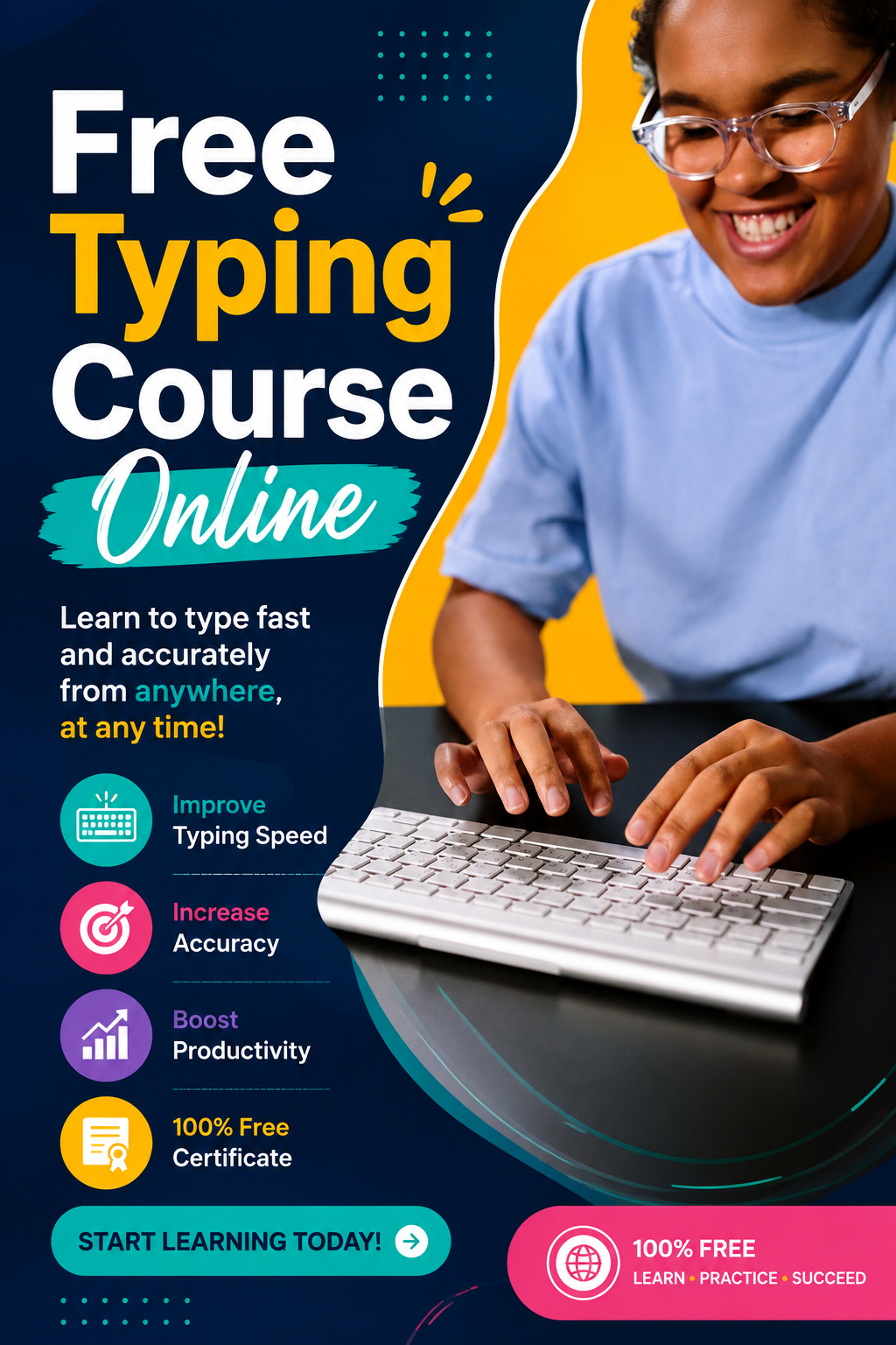 Free Typing Course Online – Learn Typing Skills
